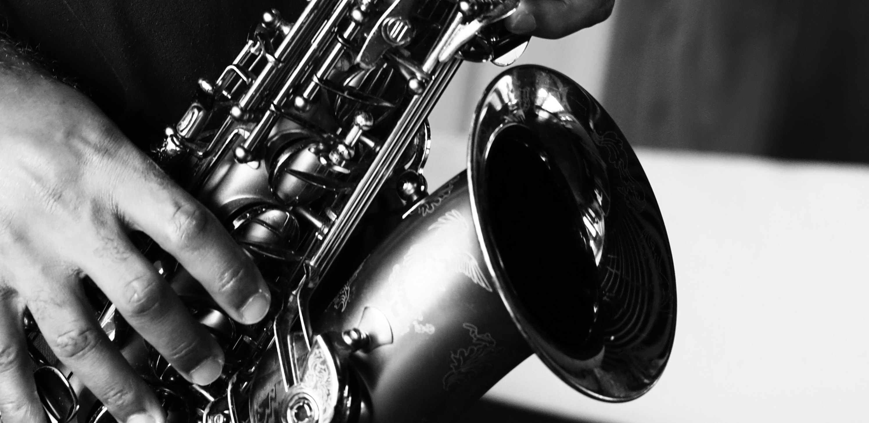 Saxophone close-up